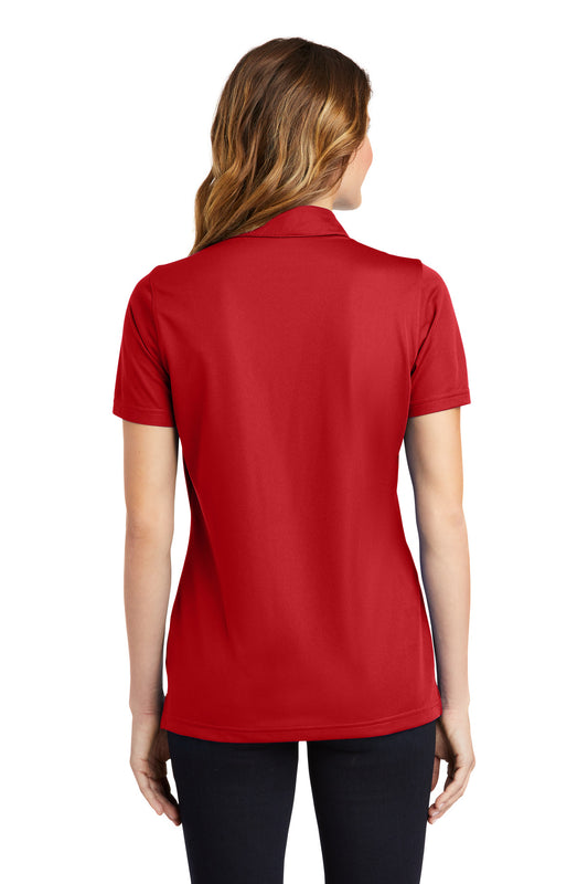 Sport-Tek Women's PosiCharge Active Textured Polo. LST690 True Red