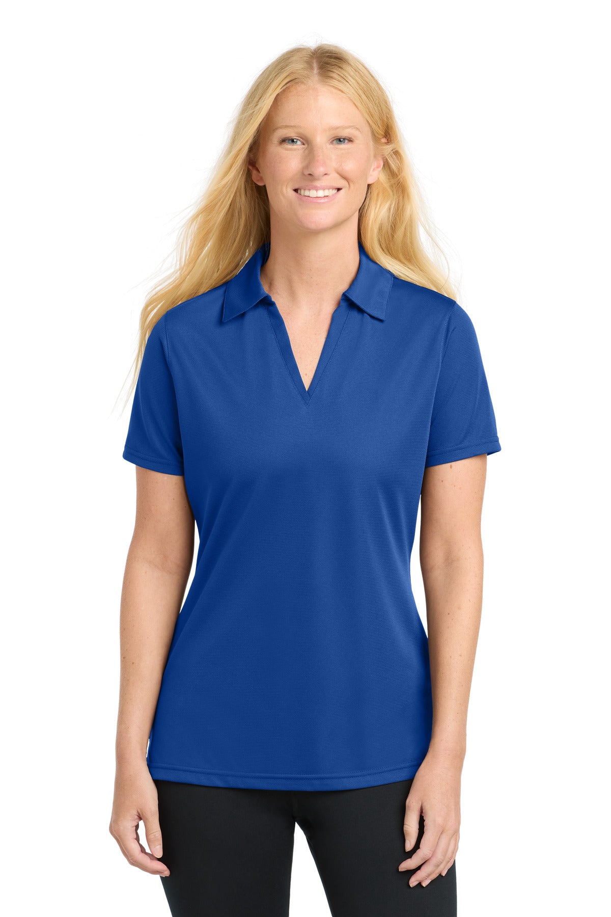 Sport-Tek Women's PosiCharge Active Textured Polo LST690 True Royal