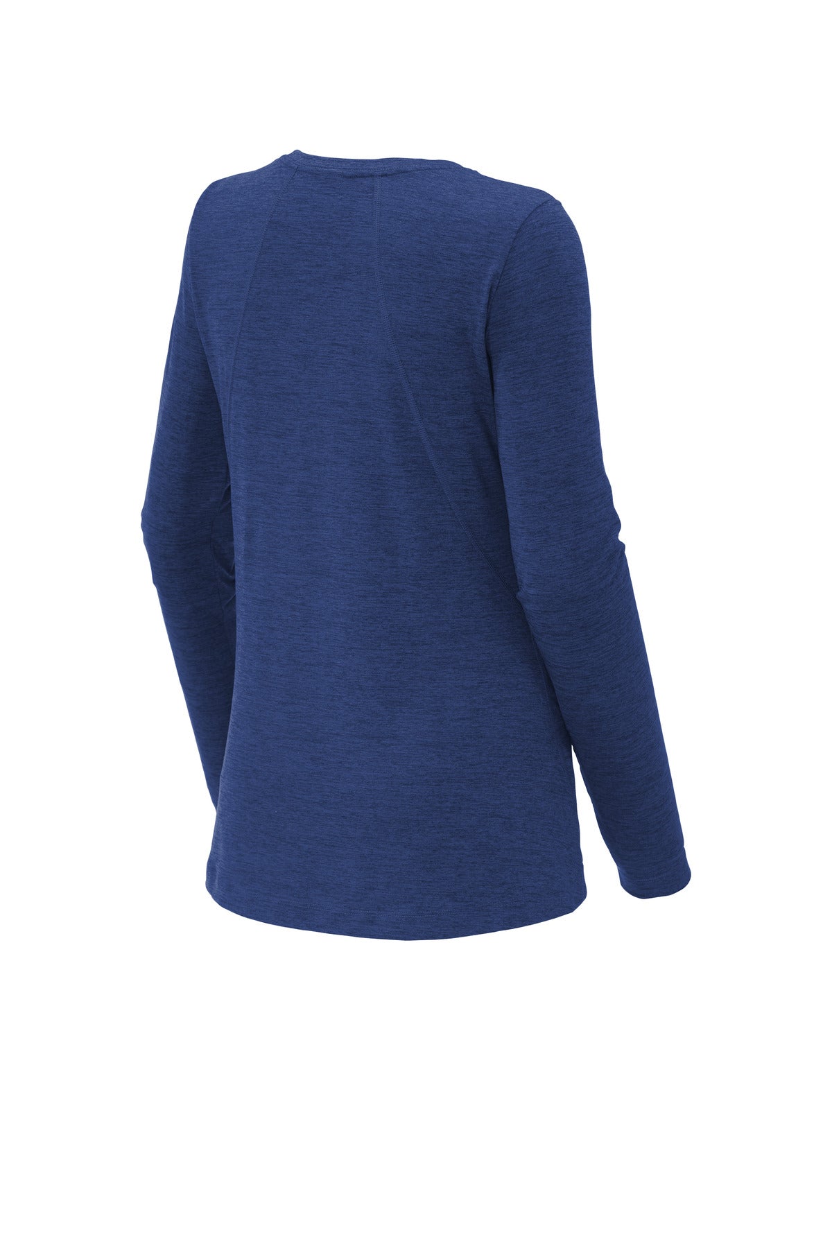 Sport-Tek Women's Exchange 1.5 Long Sleeve Crew. LST710 True Royal Heather