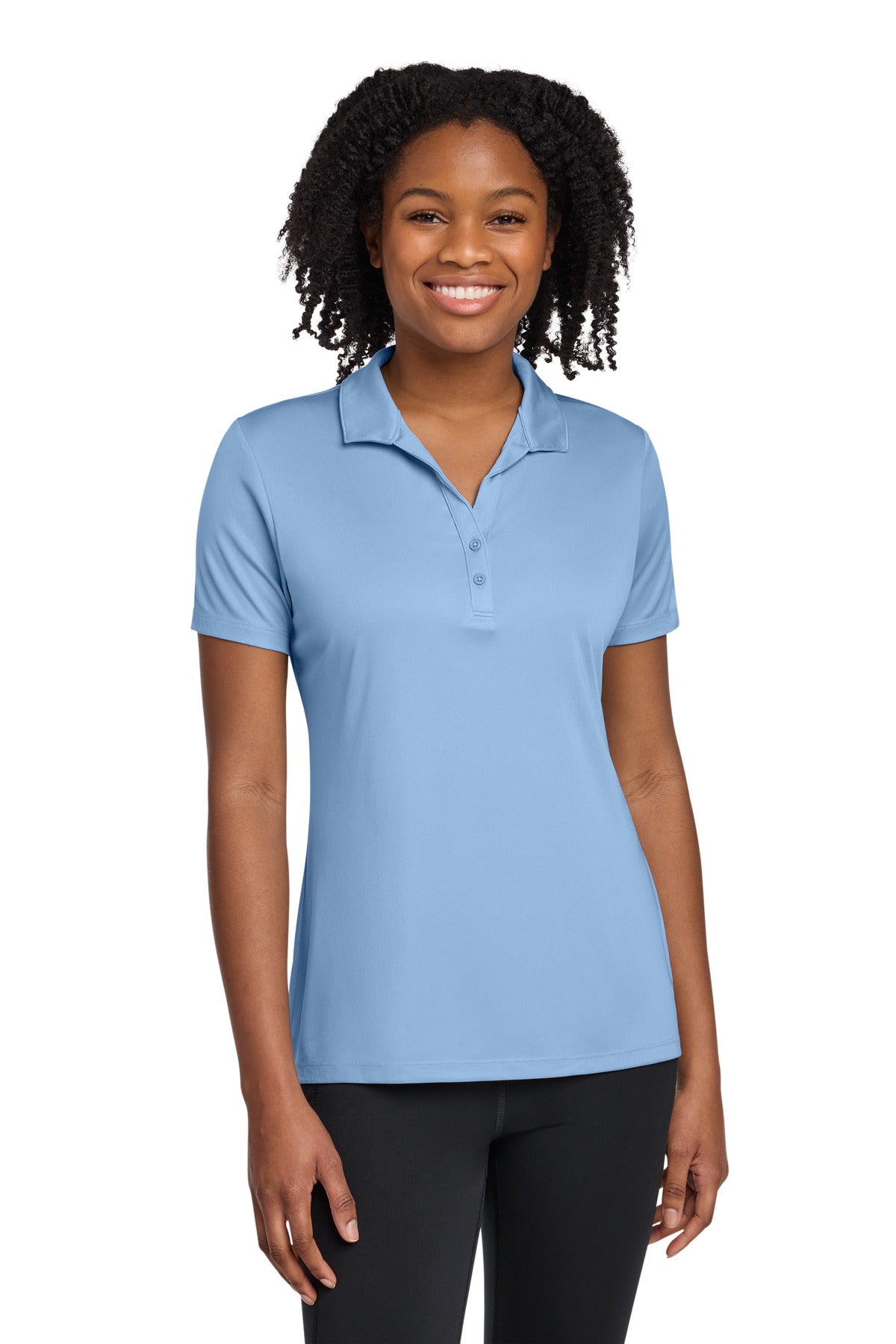 Sport-Tek Women's PosiCharge Re-Compete Polo LST725 Carolina Blue