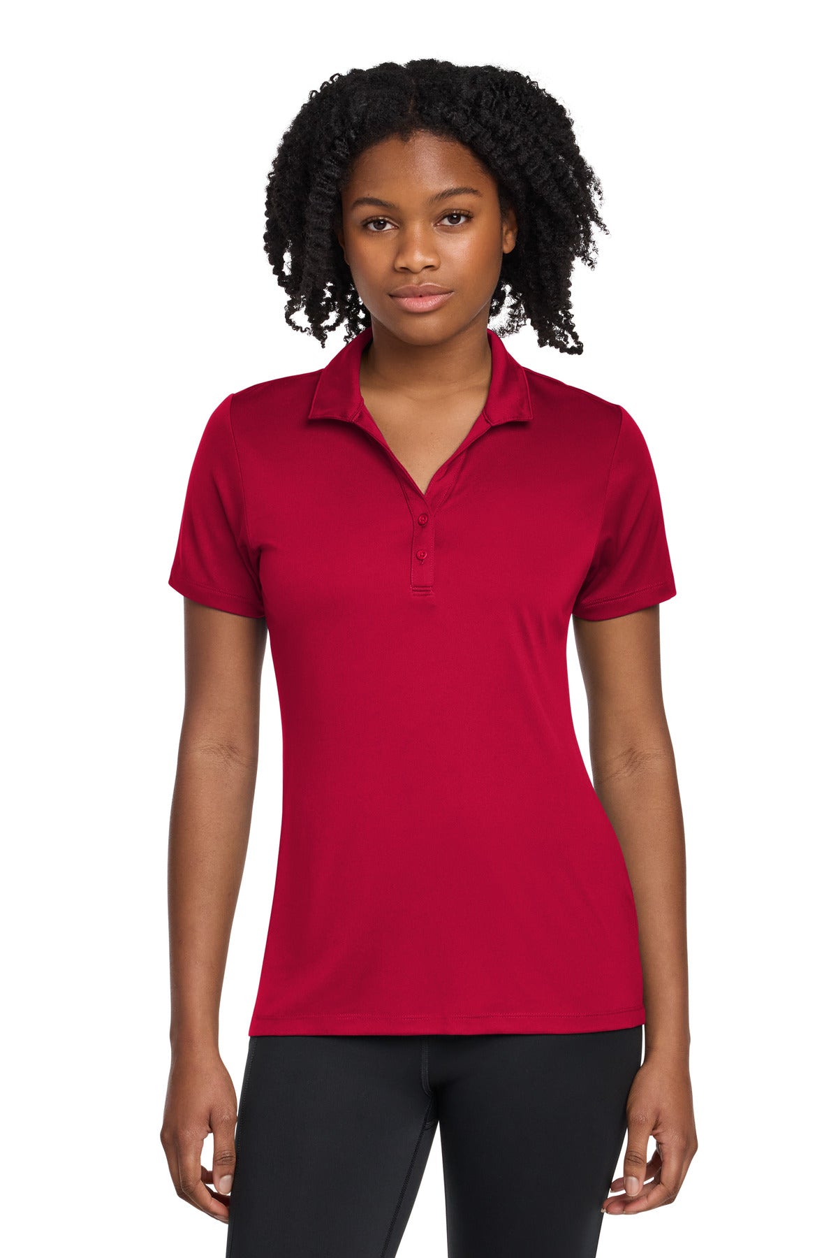 Sport-Tek Women's PosiCharge Re-Compete Polo LST725 Deep Red
