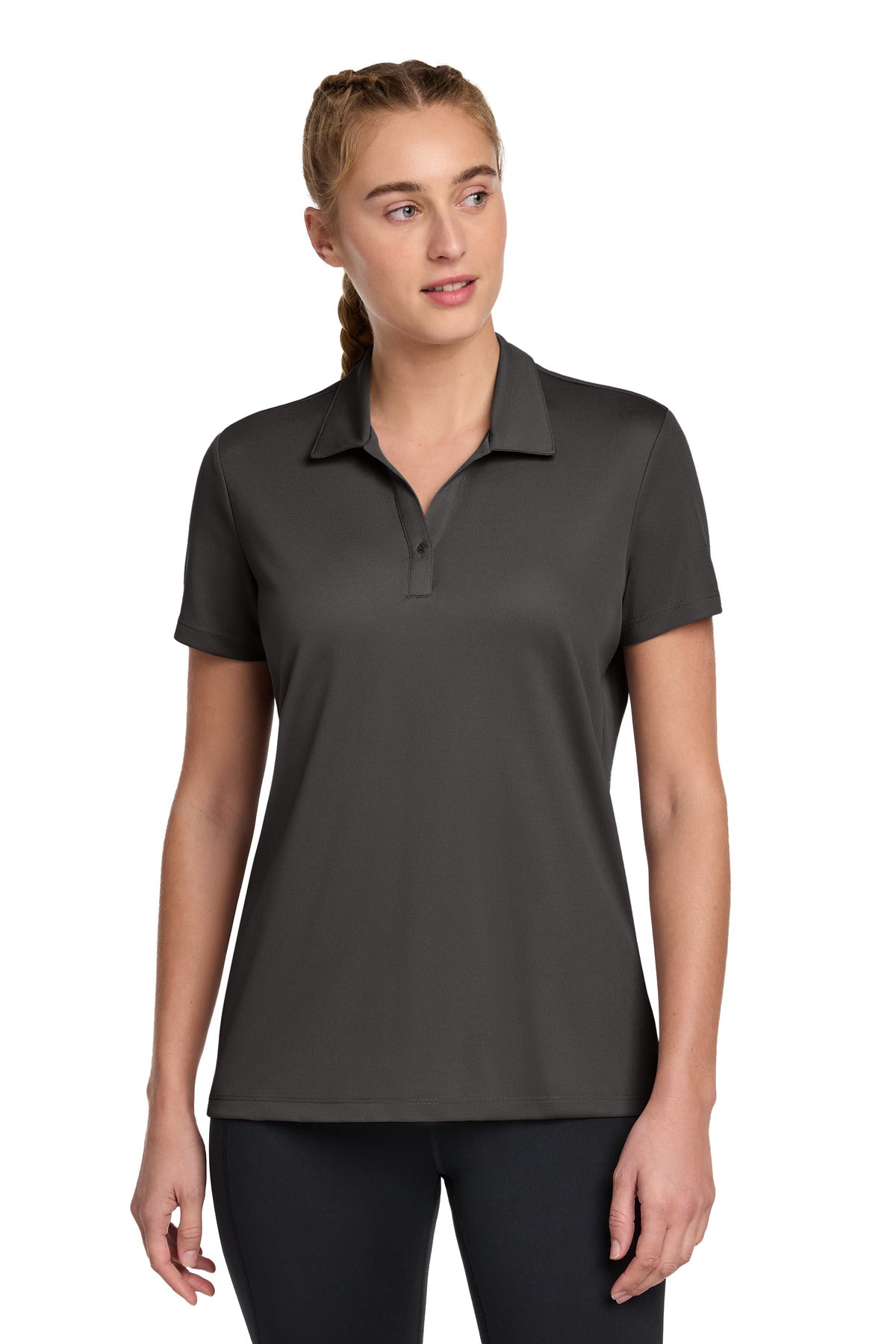 Sport-Tek Women's UV Micropique Polo LST740 Graphite