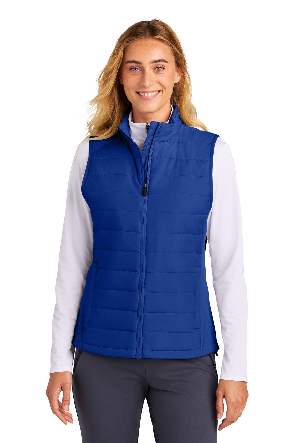 Sport-Tek Women's Teknical Hybrid Vest LST941 True Royal