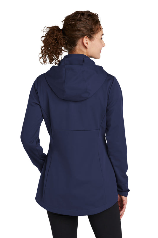 Sport-Tek Women's Hooded Soft Shell Jacket LST980 True Navy