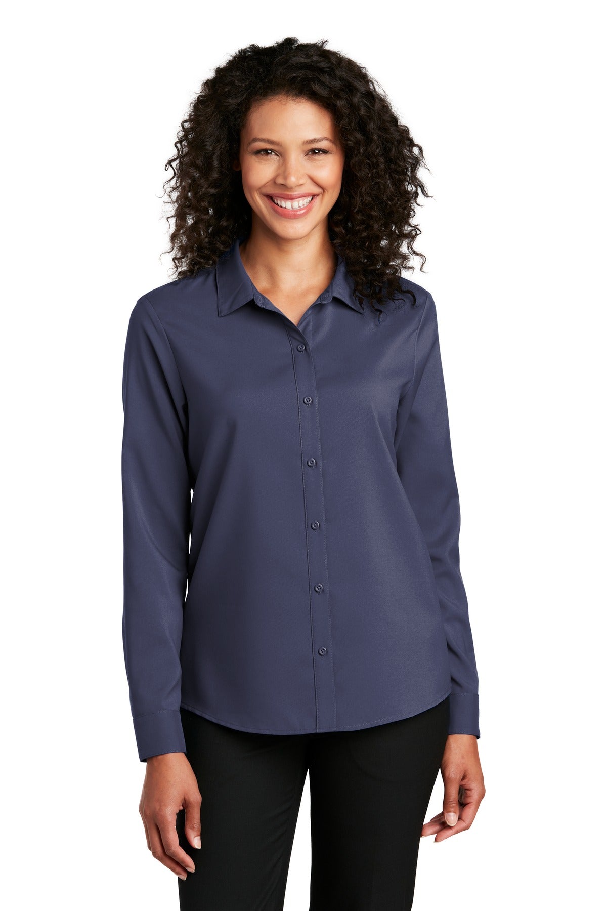 Port Authority Women's Long Sleeve Performance Staff Shirt