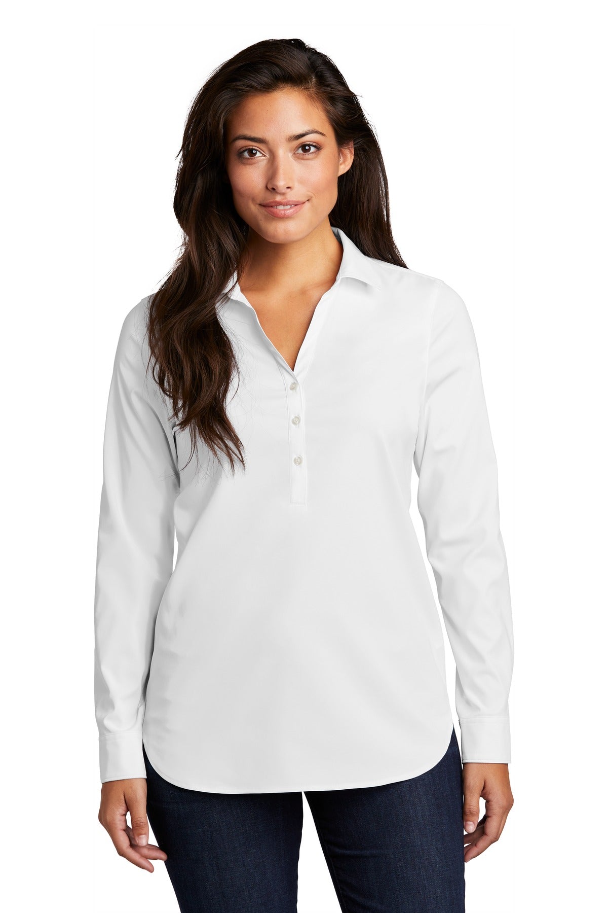 Port Authority Ladies City Stretch Tunic LW680 White