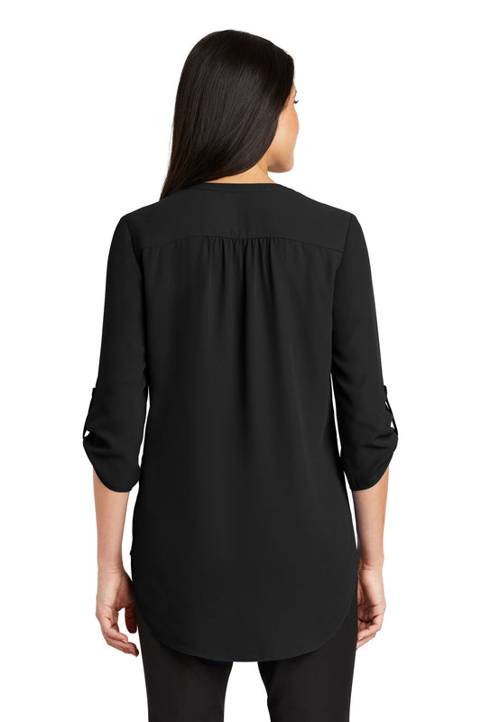 Port Authority Women's 3/4-Sleeve Tunic Blouse. LW701 Black