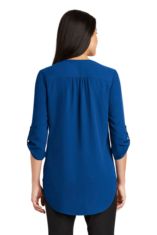 Port Authority Women's 3/4-Sleeve Tunic Blouse. LW701 True Blue