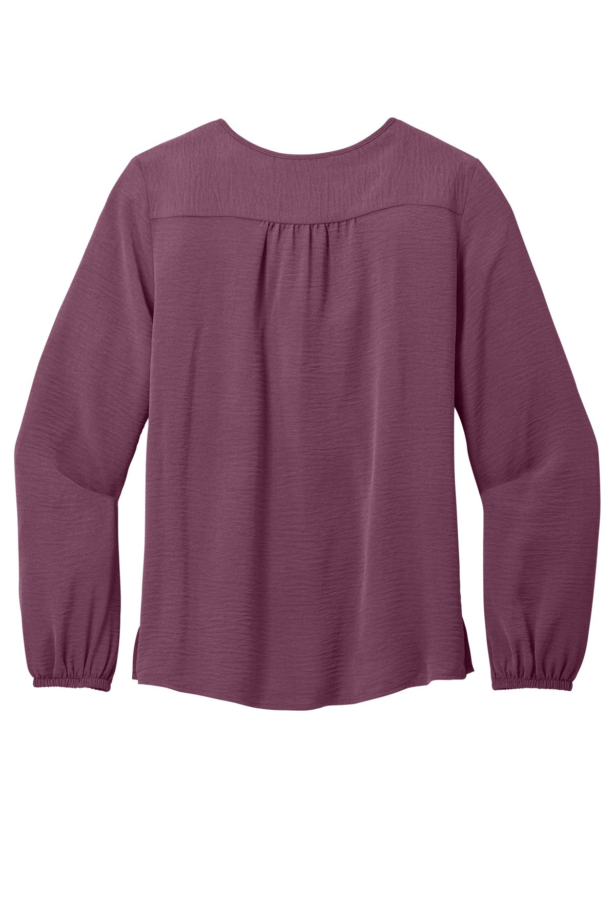 Port Authority Women's Textured Crepe Blouse LW714 Purple Mist