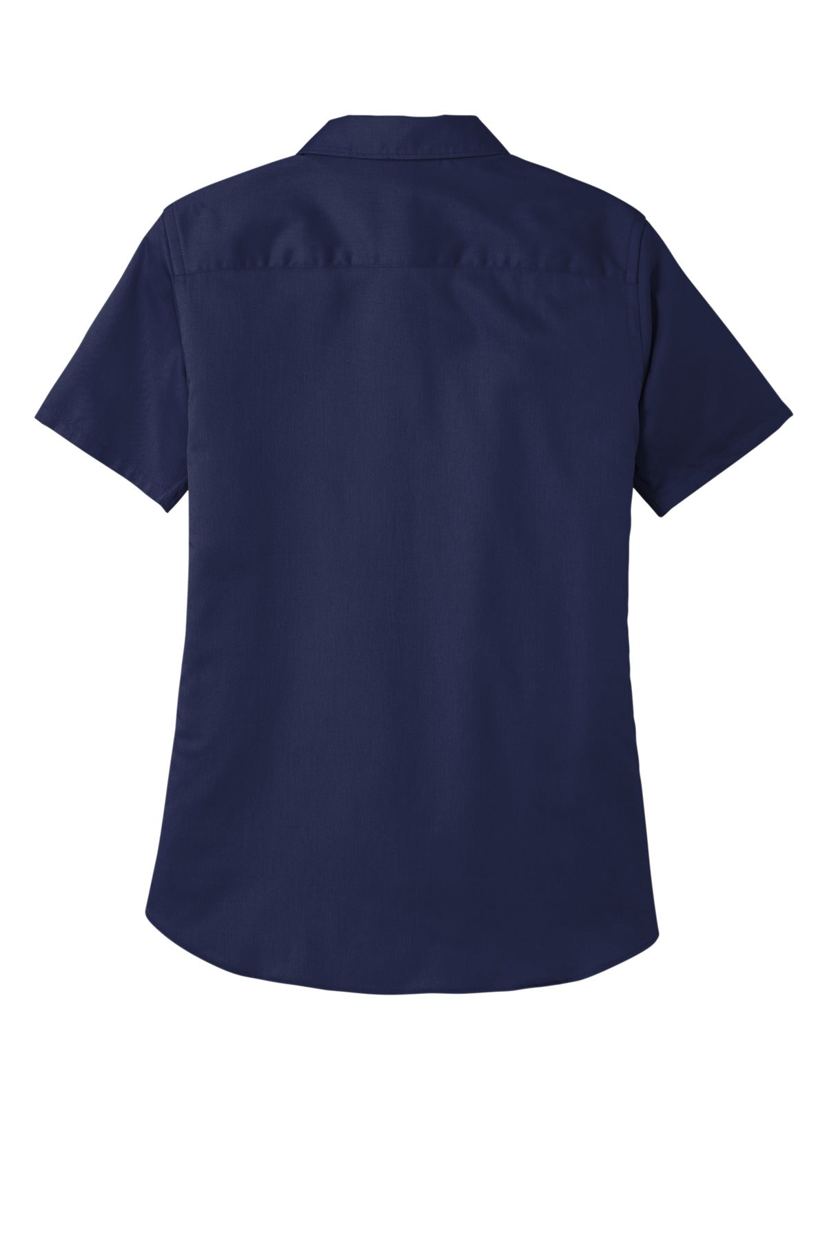 Port Authority Women's Short Sleeve SuperPro ReactTwill Shirt. LW809 True Navy
