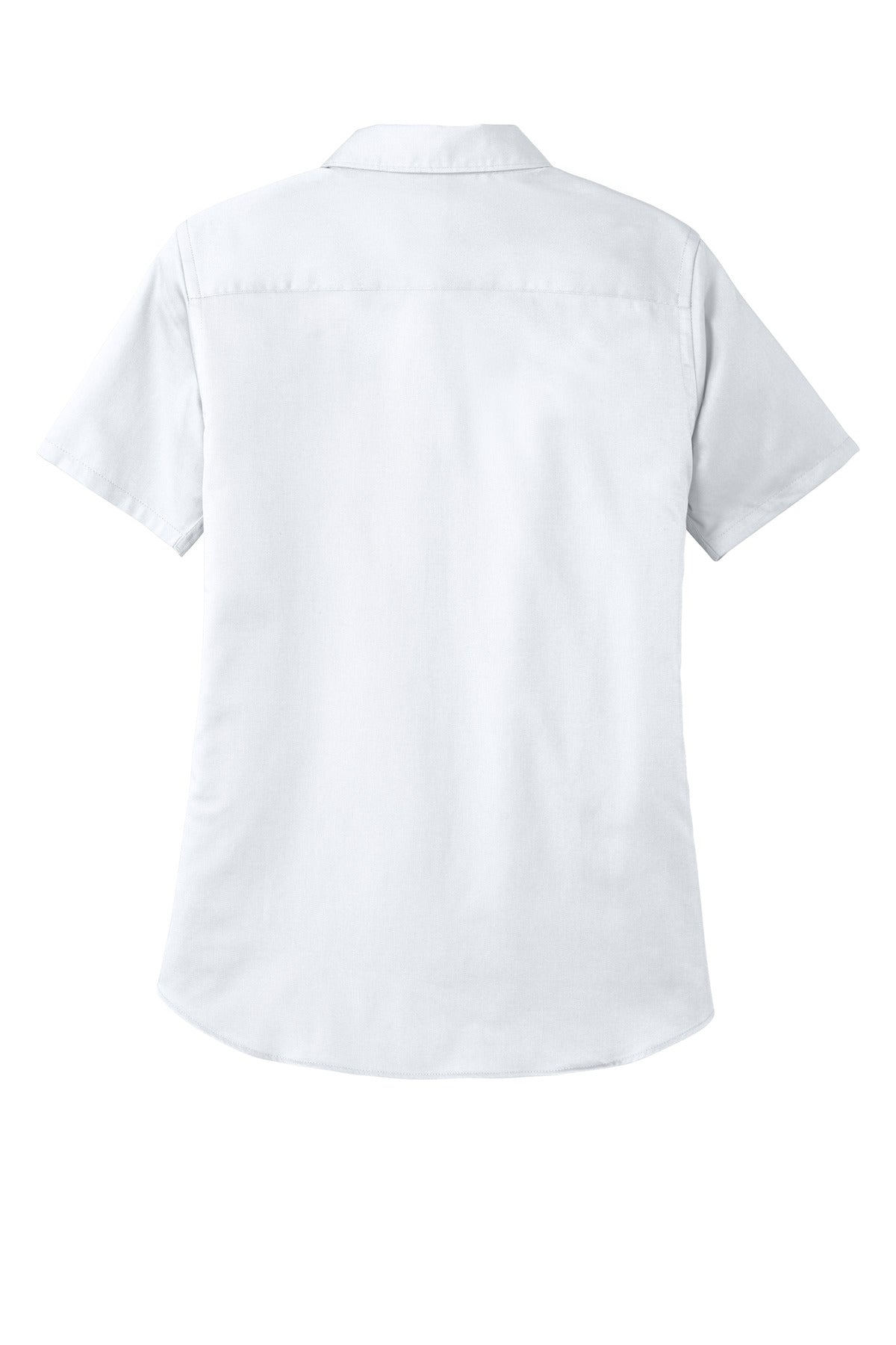 Port Authority Women's Short Sleeve SuperPro ReactTwill Shirt. LW809 White