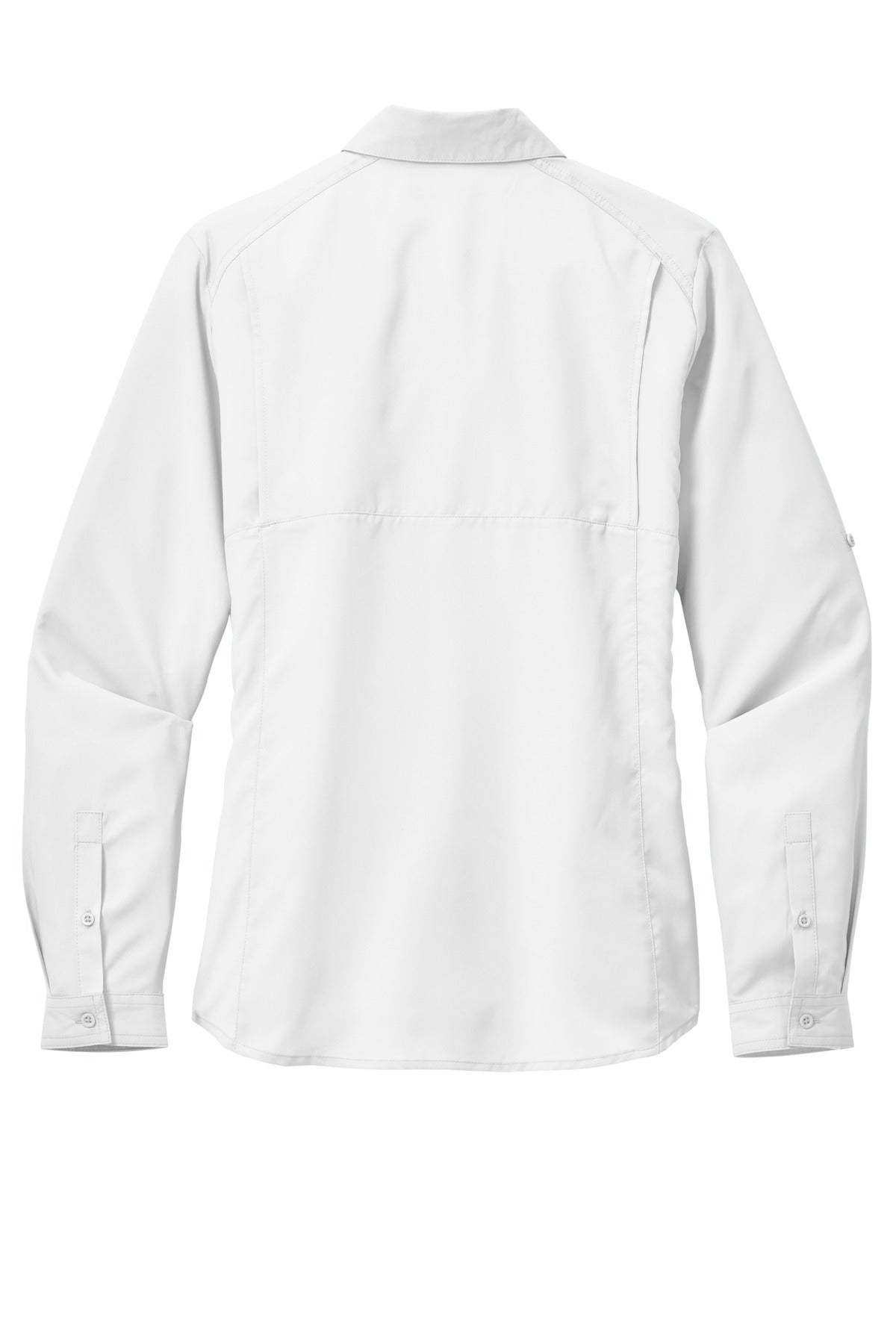Port Authority Women's Long Sleeve UV Daybreak Shirt LW960 White