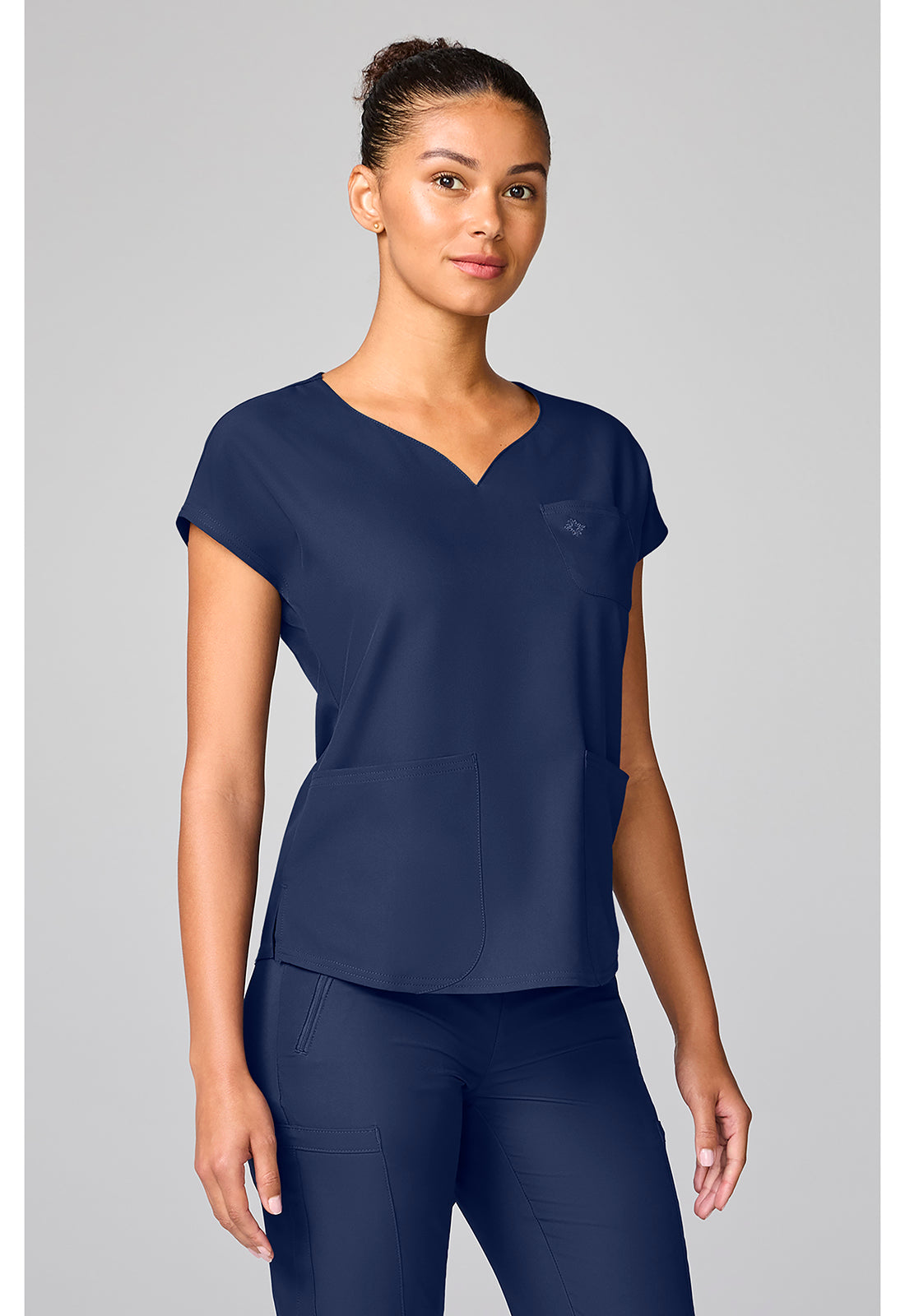 Insight MC00008 Women's Dolman Sleeve Scrub Top Navy