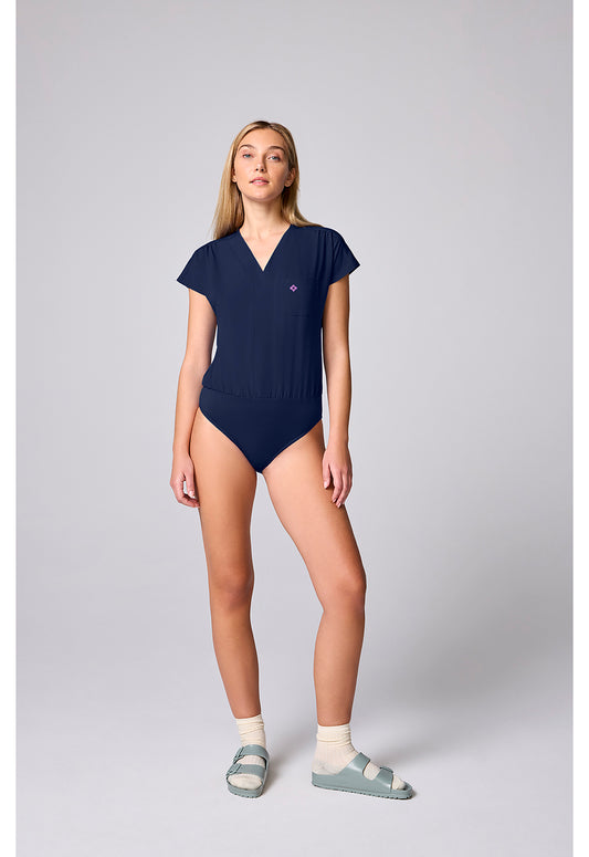 Amp MC00017 Women's One Pocket Bodysuit Navy