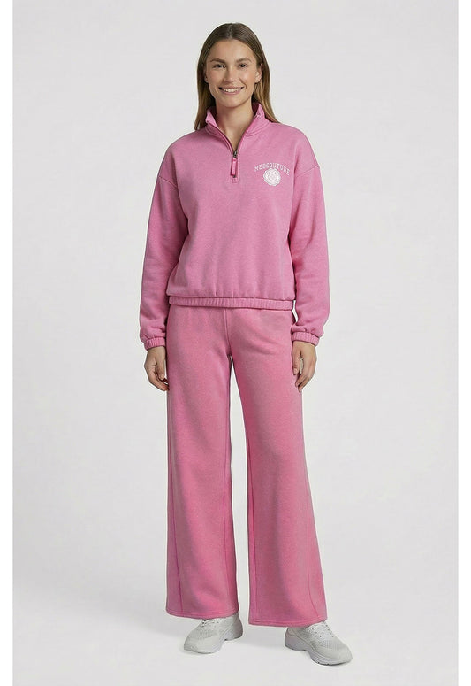 Lifestyle MC00026 Women's Half Zip Pullover image 2