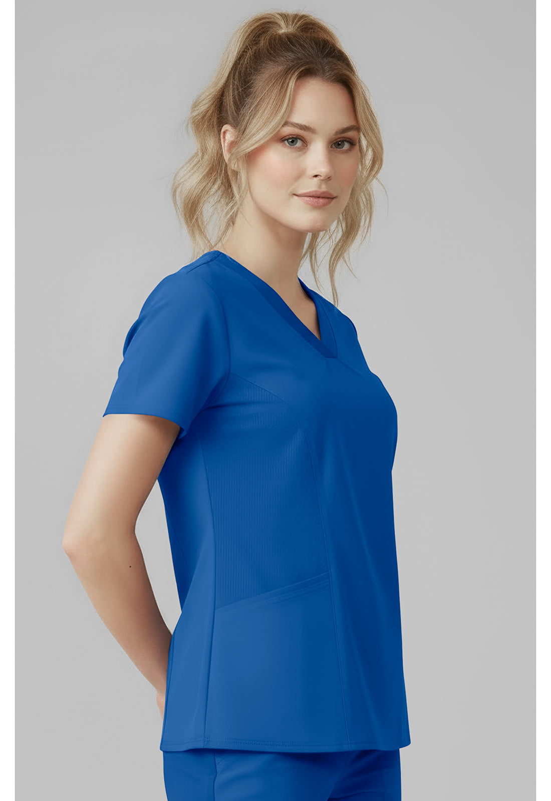 Insight MC00077 Women's V-Neck Scrub Top Royal