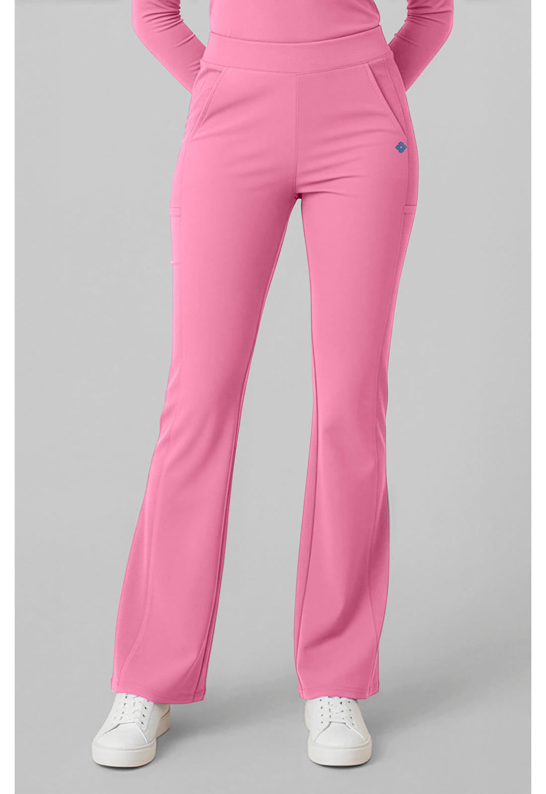 Insight MC00078 Women's Flare Leg Scrub Pants Taffy Pink