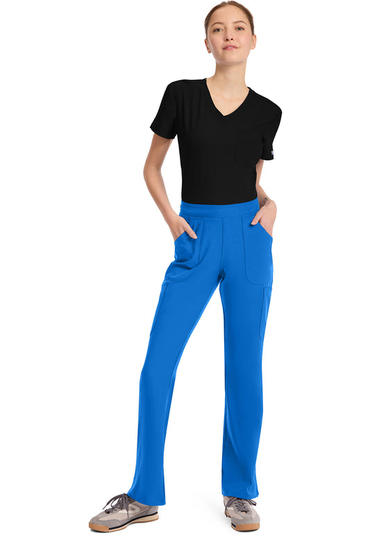 Insight MC010 Women's Mid Rise Flare Leg Scrub Pants Royal