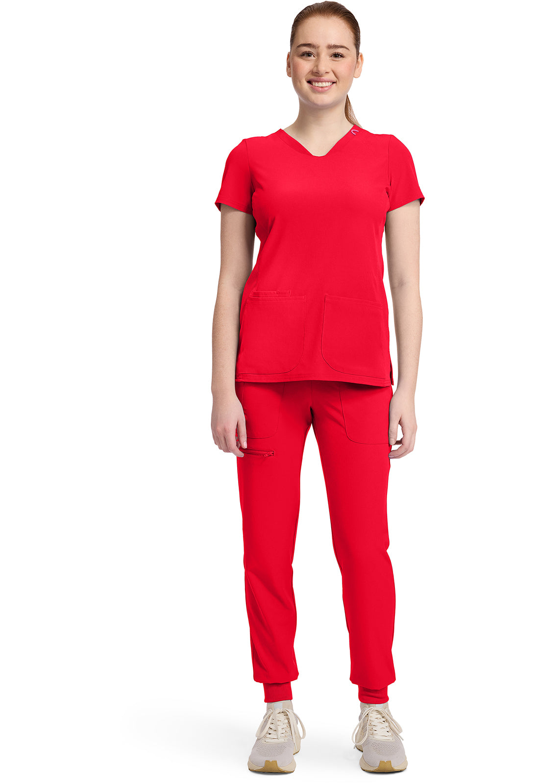 Amp MC102 Women's Mid Rise Scrub Joggers Solar Flare