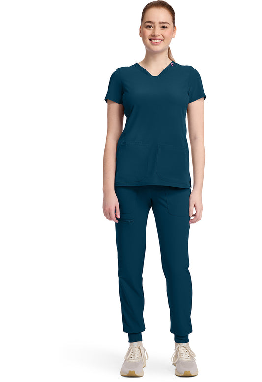 Amp MC102 Women's Mid Rise Scrub Joggers Caribbean