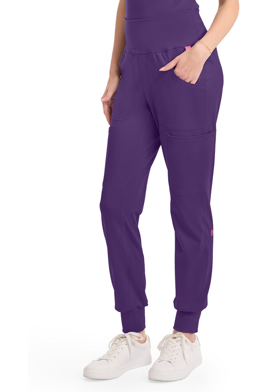 AMP Knit MC152 Wide Waistband Jogger Galactic Purple