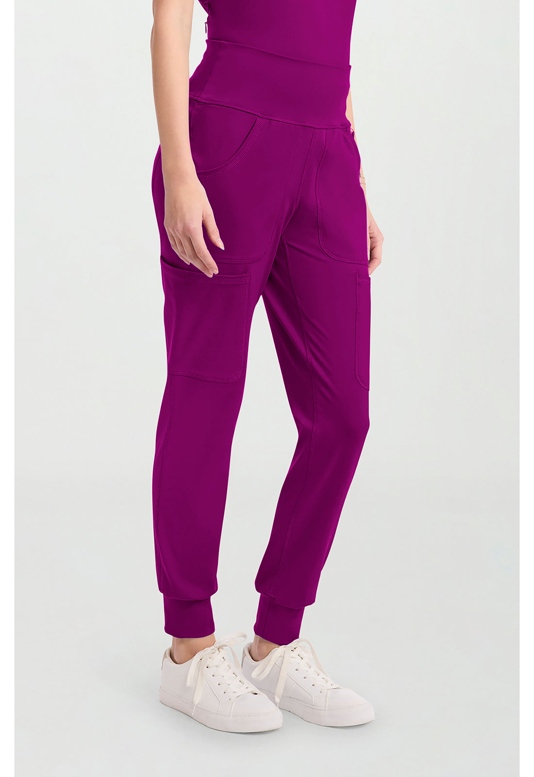 Amp Knit MC152 Women's Scrub Joggers Plum Royale