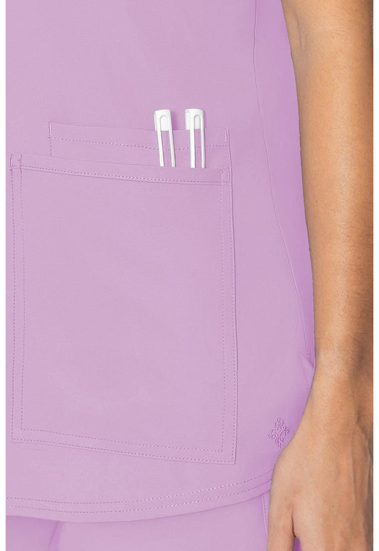 Insight MC2411 Women's 3 Pocket Scrub Top Lilac