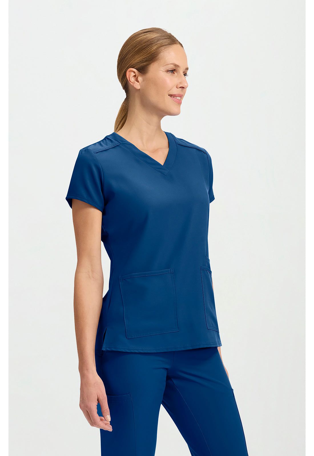 Insight MC2411 Women's 3 Pocket Scrub Top Ocean Abyss