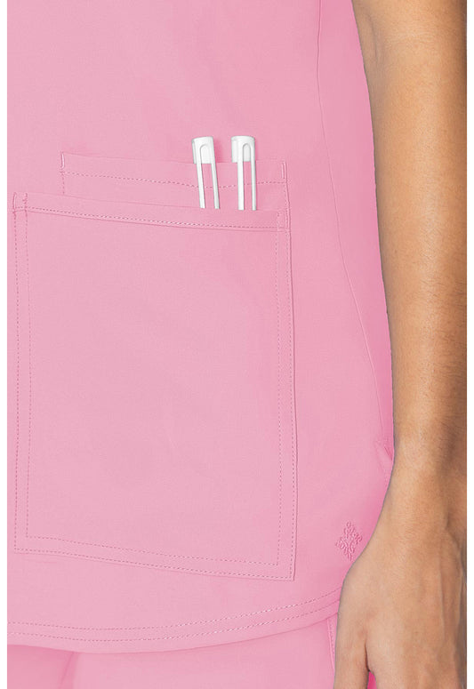 Insight MC2411 Women's 3 Pocket Scrub Top Taffy Pink