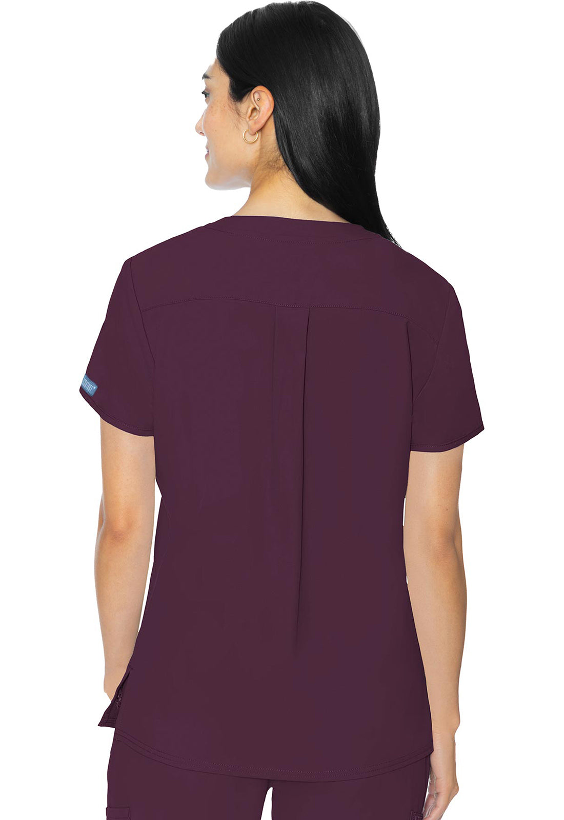 Insight MC2411 Women's 3 Pocket Scrub Top Wine
