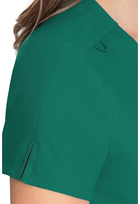 Insight MC2432 Women's One Pocket Tuck-In Scrub Top Hunter Green
