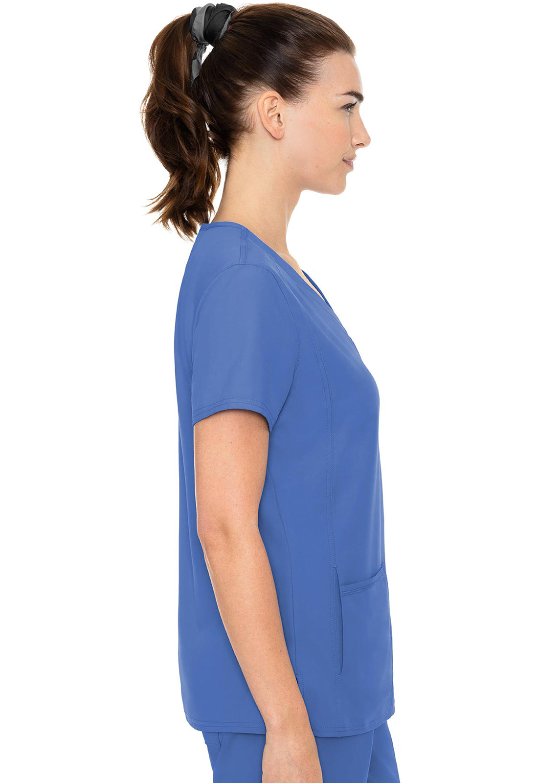 Insight MC2468 Women's Side Pocket Scrub Top Ciel