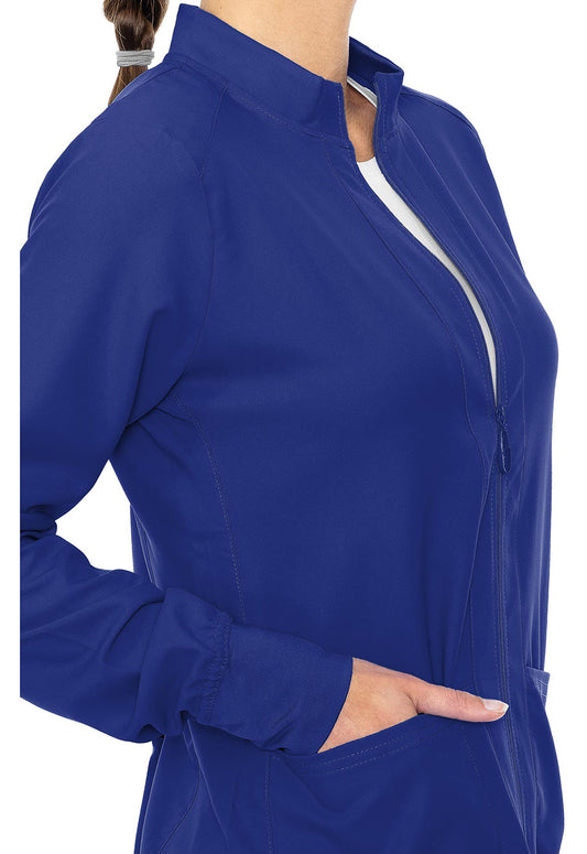 Insight MC2660 Women's Zip Front Warm-Up With Shoulder Yokes Galaxy