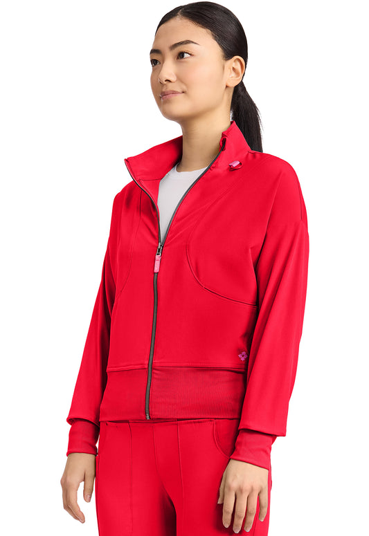 AMP MC303 Women's Cropped Warm Up Jacket Solar Flare