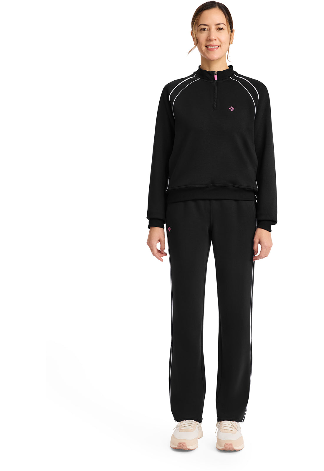 AMP MC328 Scuba Half Zip Jacket Black