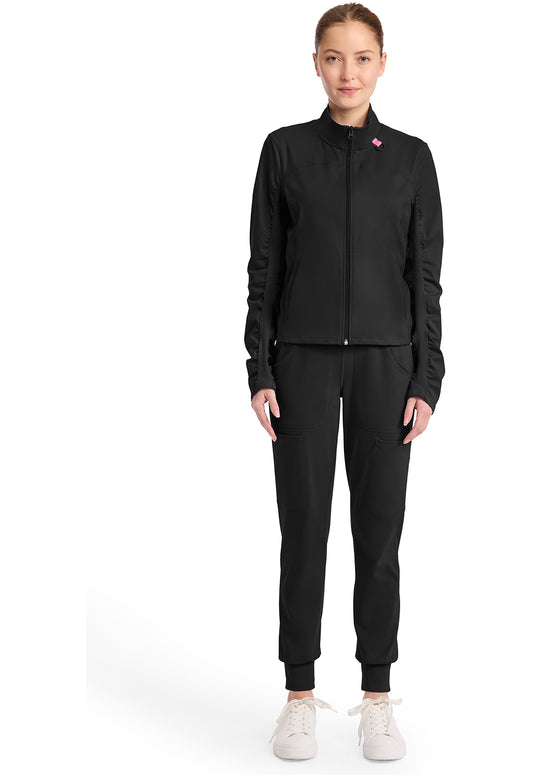Amp Knit MC350 Women's Warm Up Jacket Black