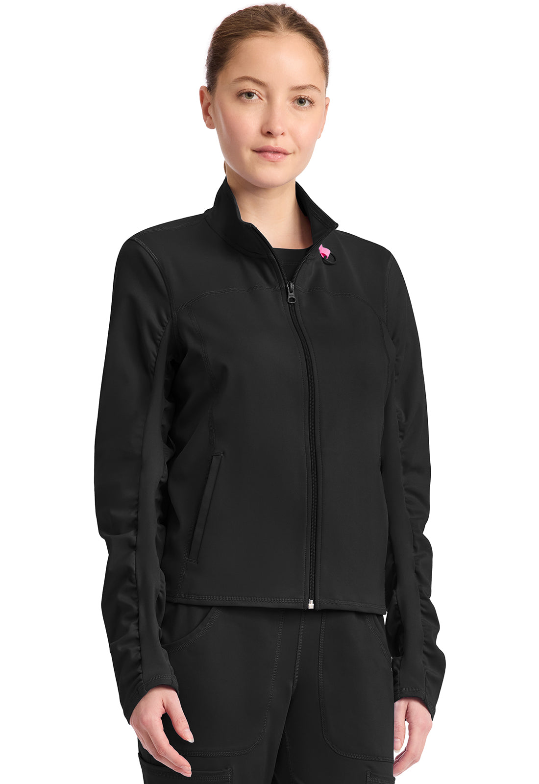 Amp Knit MC350 Women's Warm Up Jacket Black