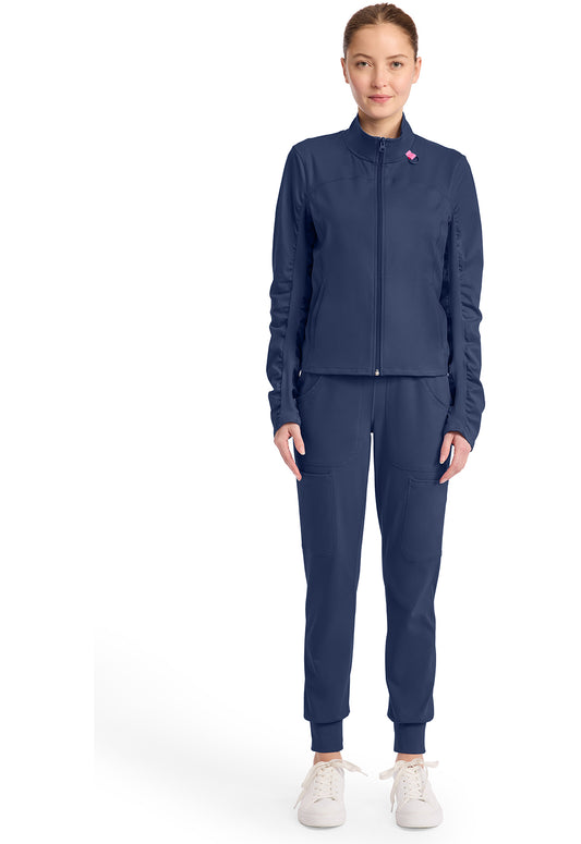 Amp Knit MC350 Women's Warm Up Jacket Navy