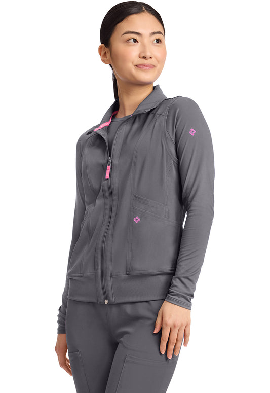 AMP MC500 Women's 4-Pocket Zip Front Vest Pewter