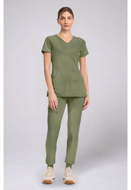 Amp MC702 Women's V-Neck Scrub Top image 2