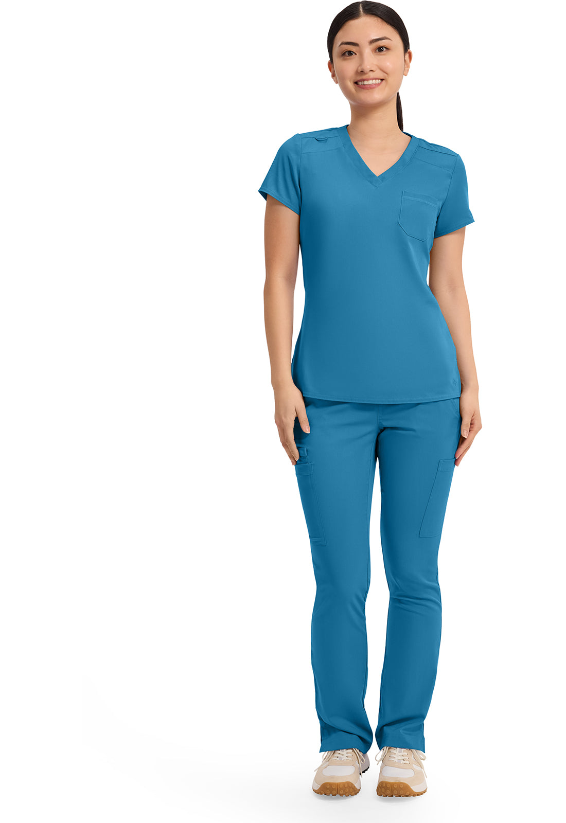 Touch MC7448 V-Neck Tuck In Mali-Blue Shore