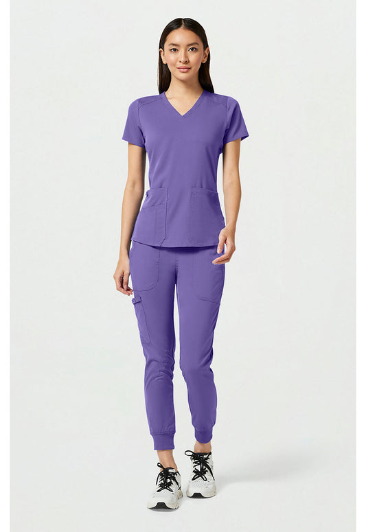 Touch MC7459 Women's V-Neck Shirttail Scrub Top image 2