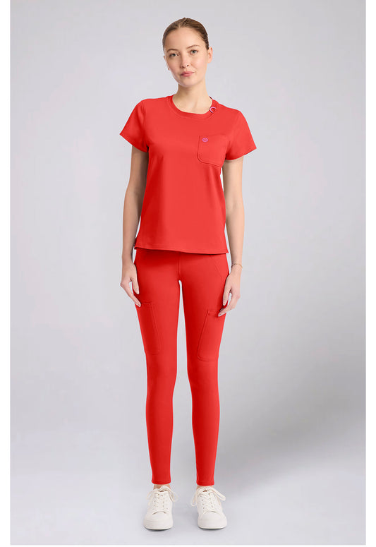 Amp Knit MC751 Women's Crew Neck Tee One In A Melon