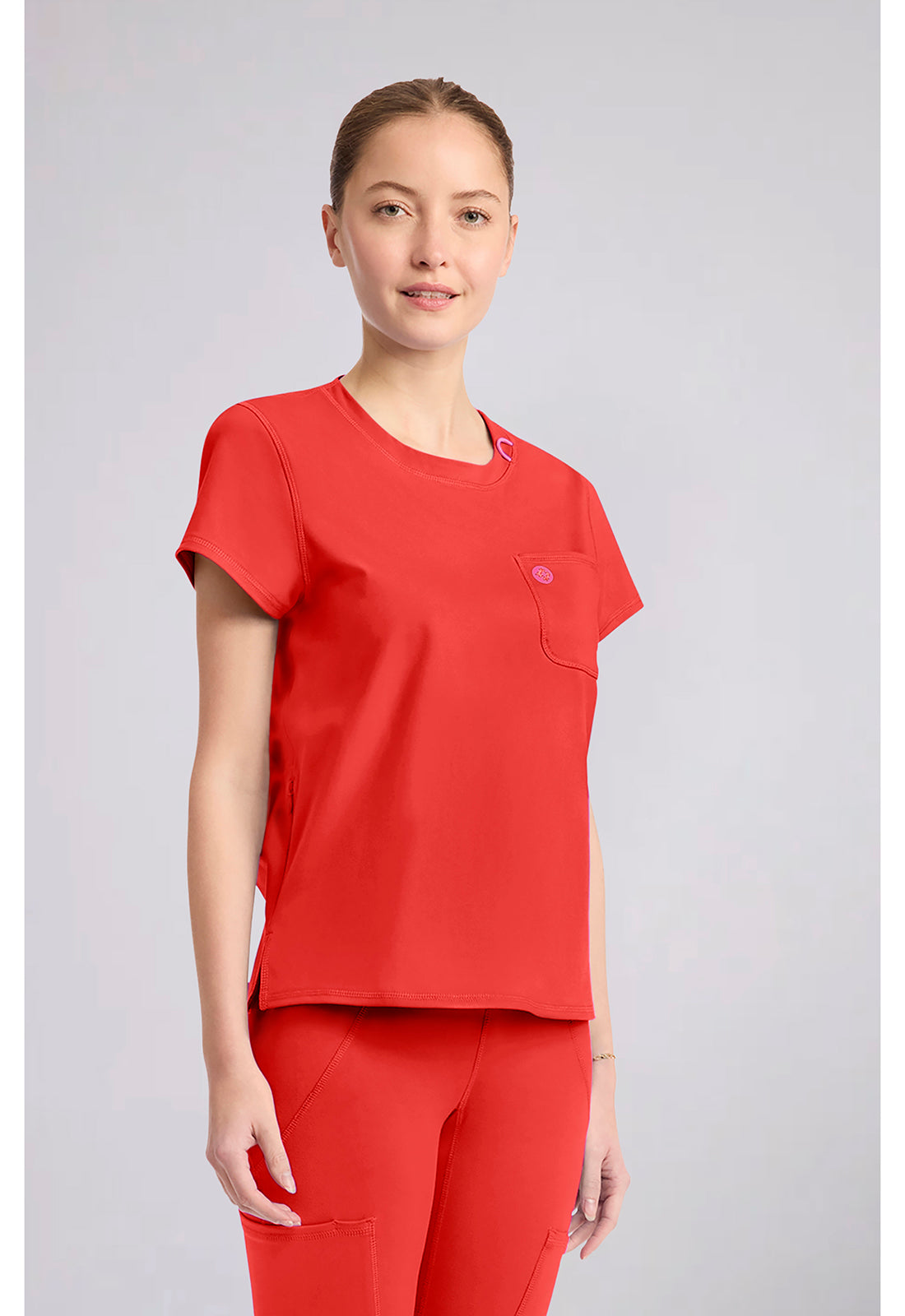 Amp Knit MC751 Women's Crew Neck Tee One In A Melon