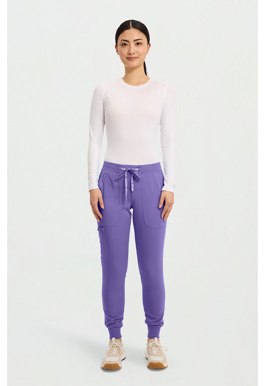 Touch MC7710 Women's Scrub Joggers Yoga Scrub Pants Electric Lavender