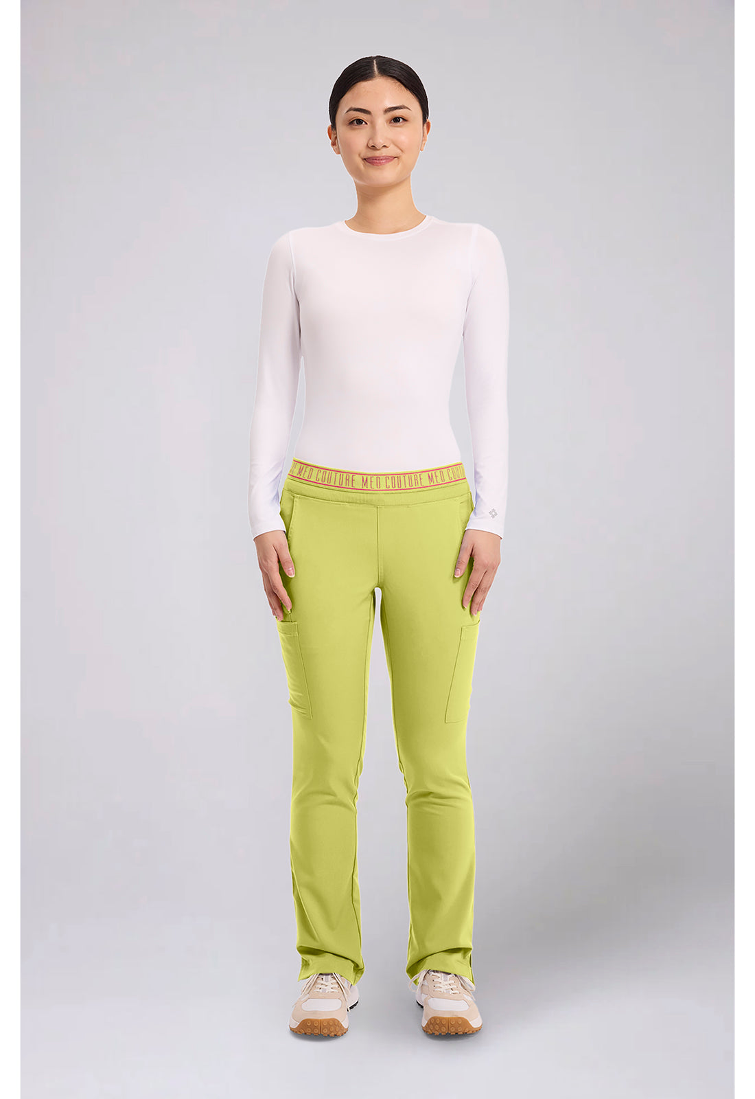 Touch MC7739 Women's Yoga 2 Cargo Pocket Scrub Pants image 2