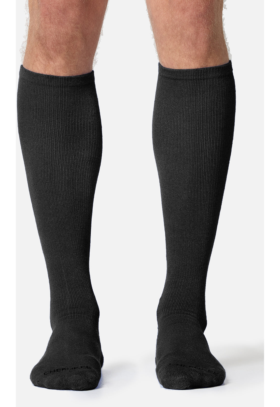 Legwear MLXSUPPOR Men's Knee High 15-20 mmHg Compression Black