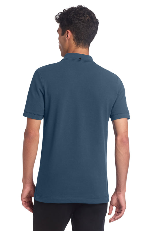 Mercer+Mettle Stretch Heavyweight Pique Polo MM1000 Insignia Blue