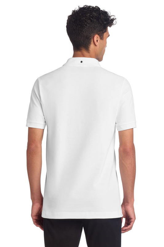Mercer+Mettle Stretch Heavyweight Pique Polo MM1000 White