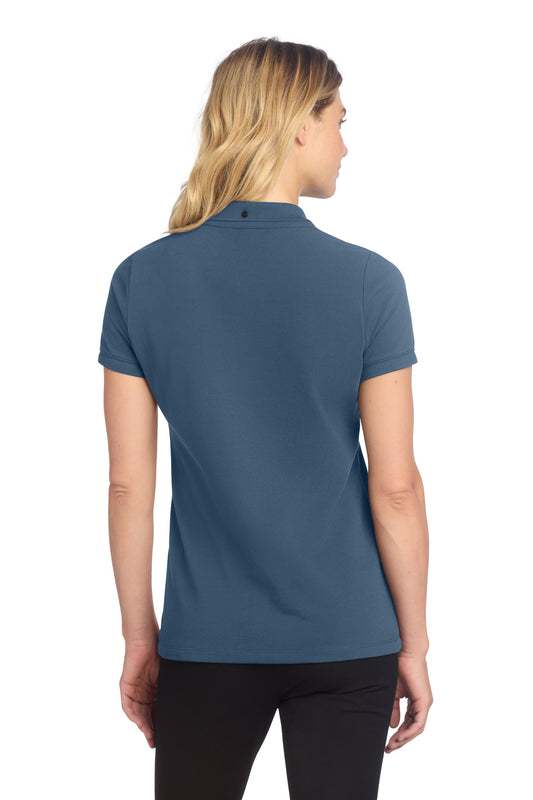Mercer+Mettle Women's Stretch Heavyweight Pique Polo MM1001 Insignia Blue